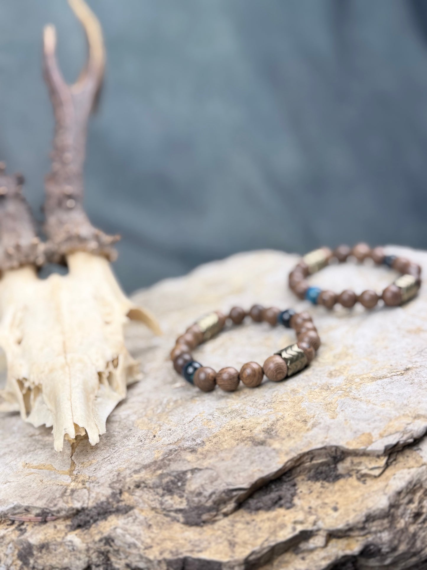 Paararmband Bundle Blauer Tigerauge