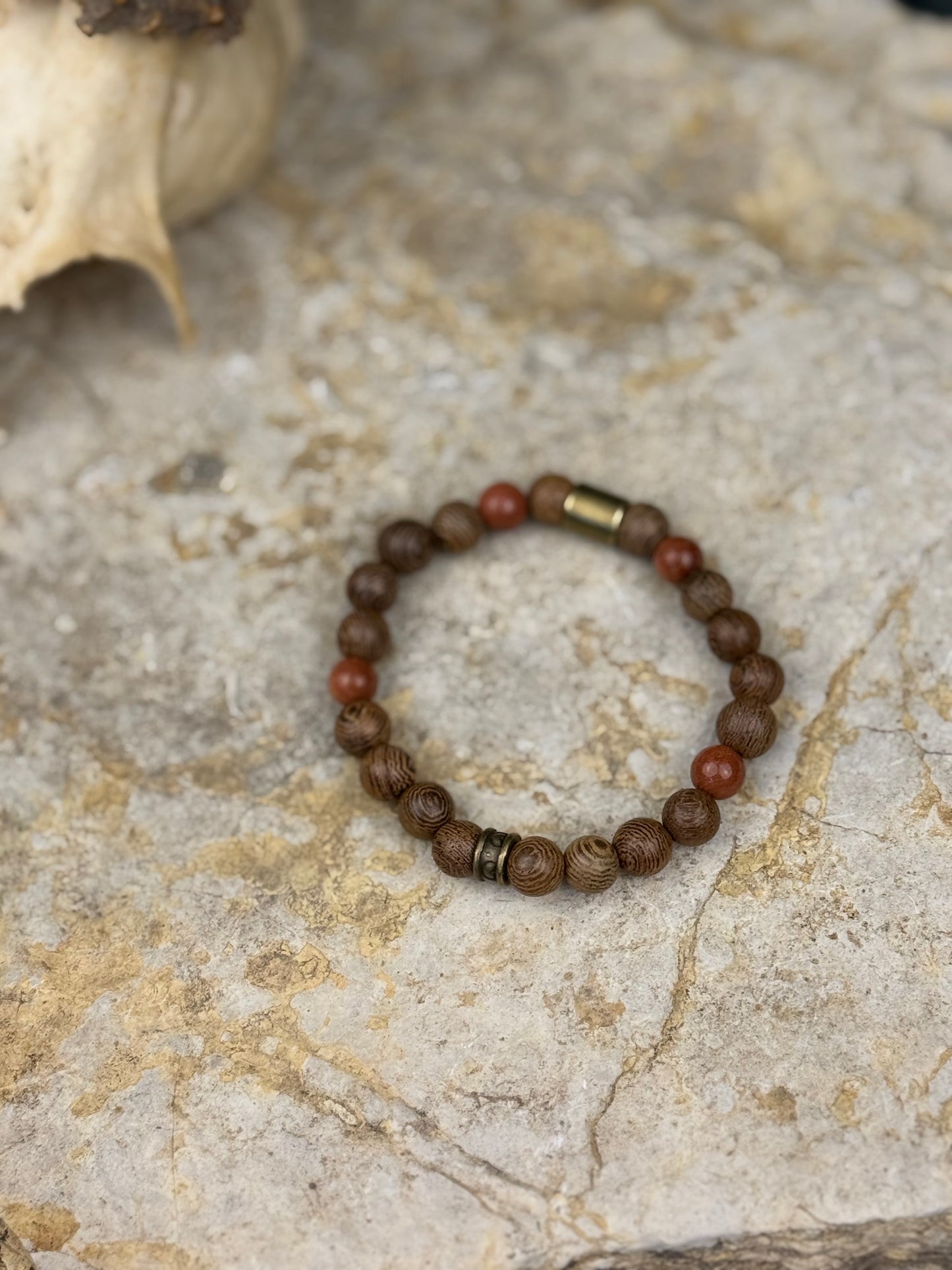 Armband „Morgenglut“ – Goldfluss & Antik-Gold
