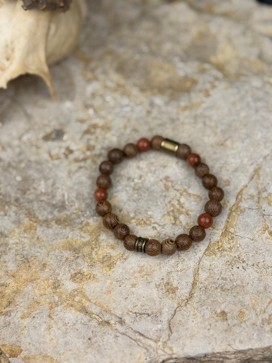 Armband „Morgenglut“ – Goldfluss & Antik-Gold