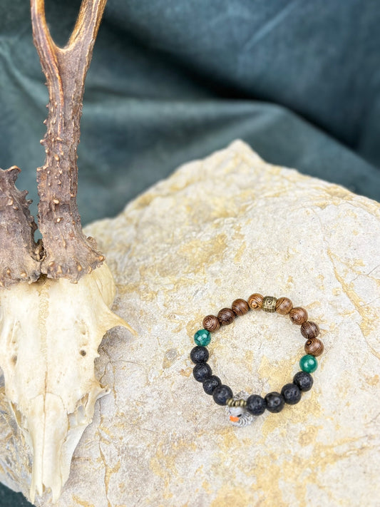 Ushnotz x Nordic Mystery – Relikt der Schattenente – Holz, Lava & Grüner Drachenstein